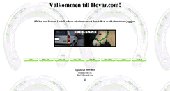 Desktop Screenshot of hovar.com